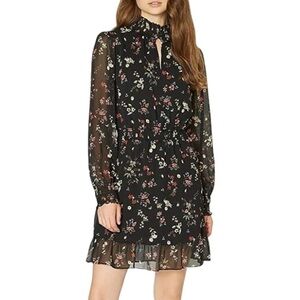 SANCTUARY Floral Smocked Long Sleeve Dress